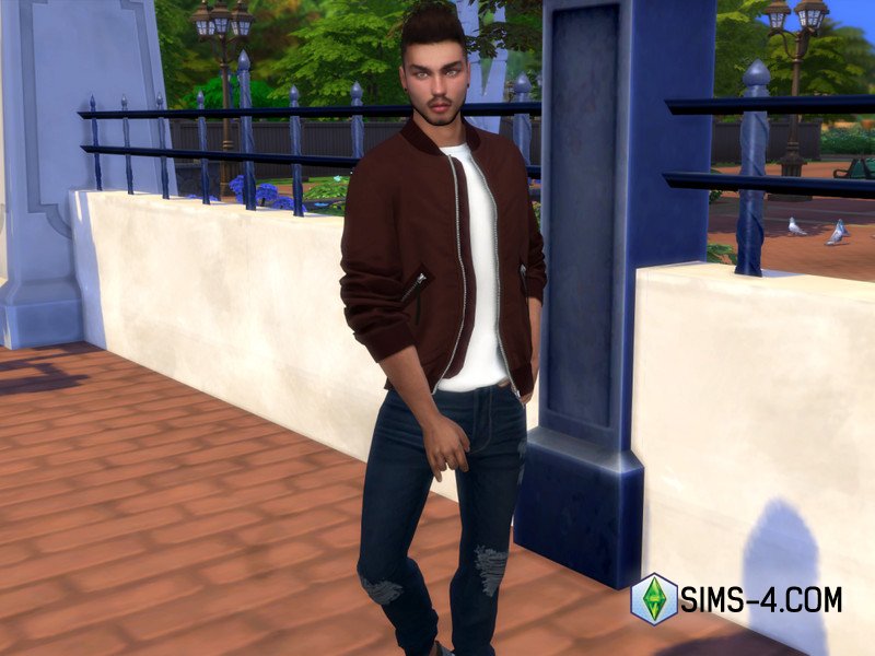 Скачать пакет на мод сим мужчину Bruce Dunbar для Sims 4