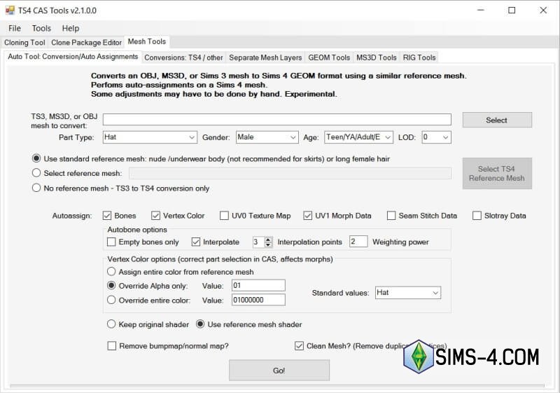 Sims 4 CAS Tools v.3.8.0.0