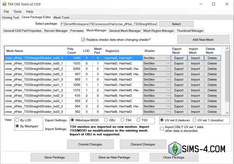 Sims 4 CAS Tools v.3.8.0.0