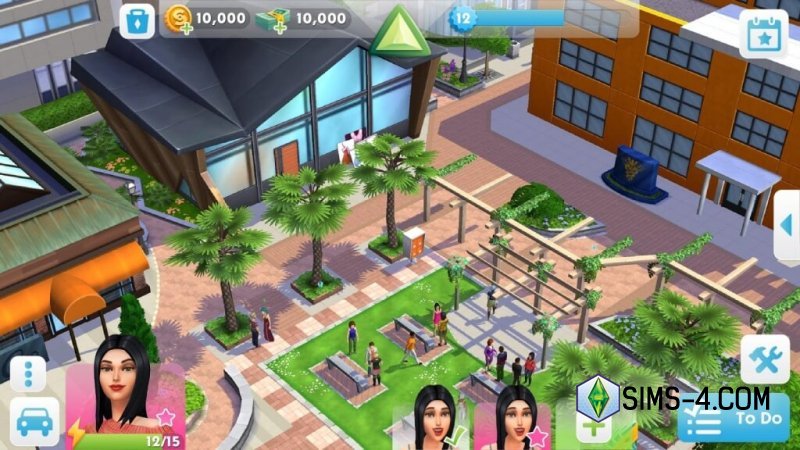 Скачать Симс Мобайл мод много денег на Андроид, много симолеонов в Sims Mobile