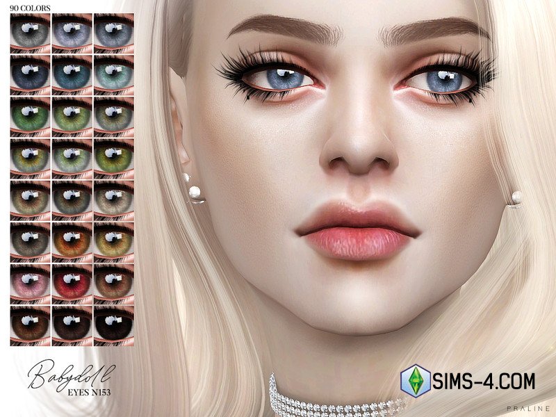 sims 4 cc black and red eyes
