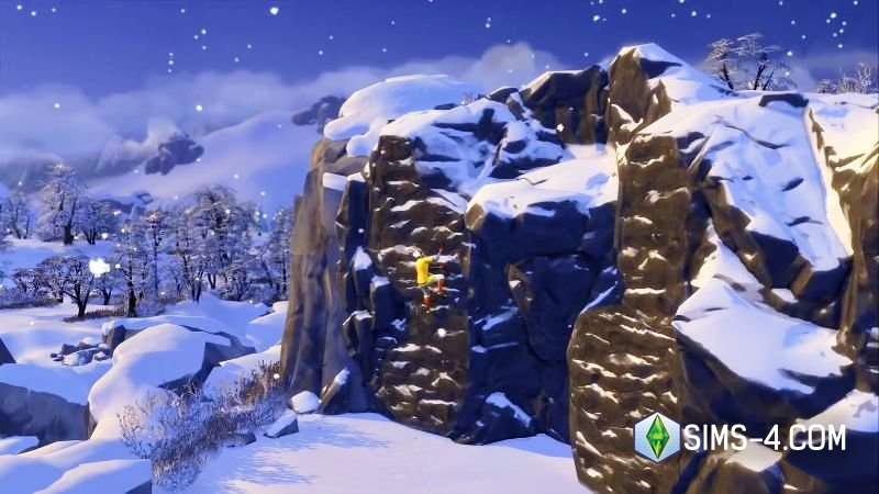 Скачать новое дополнение для зимнего отпуска в The Sims 4 Снежные просторы от 13.11.2020