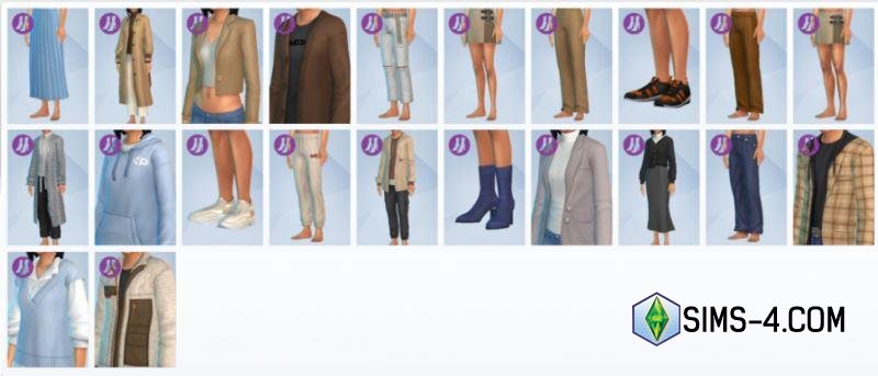 Последний Комплект Симс 4 – Стиль Инчхона, аэропортовая мода, новая одежда и обувь в стиле кей-поп