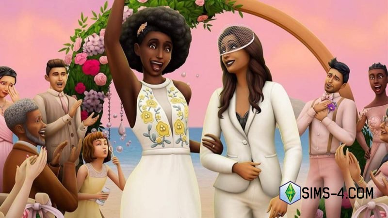 Игровой набор Симс 4 Свадебная история - новые предметы декора, свадебные платья, дата выхода