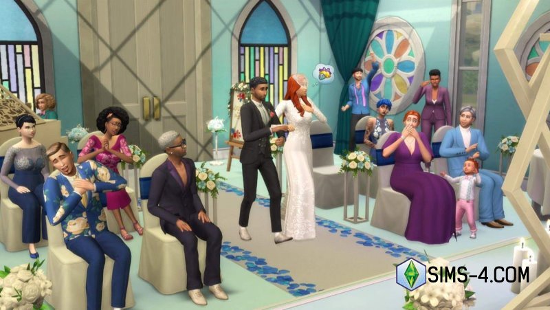 Игровой набор Симс 4 «Свадебные истории»