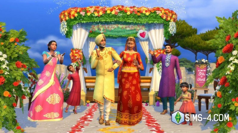 Игровой набор Симс 4 Свадебная история - новые предметы декора, свадебные платья, дата выхода