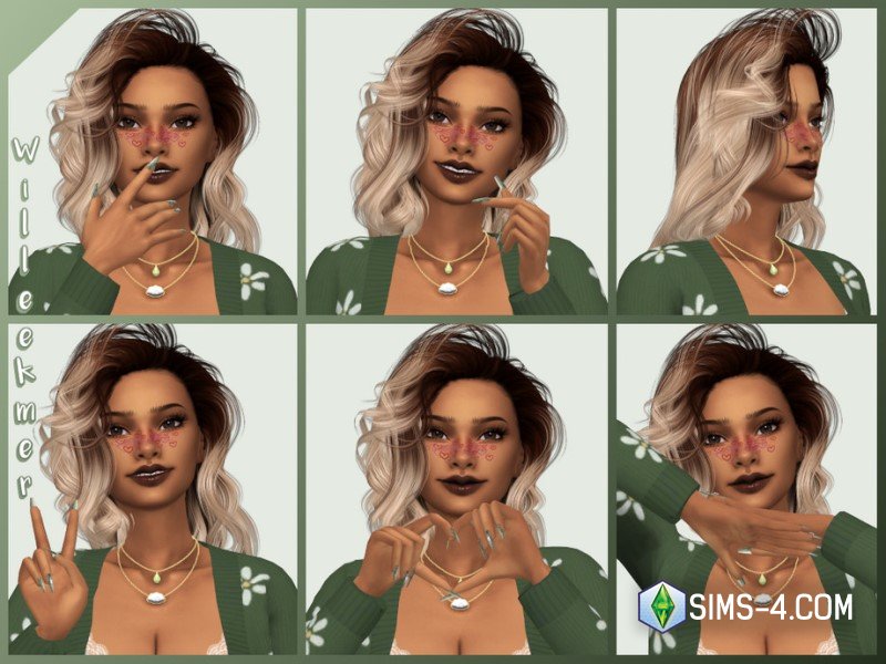 Скачать бесплатно мод на набор поз для фото в полный рост в Sims 4 для мужчин и женщин любого возраста
